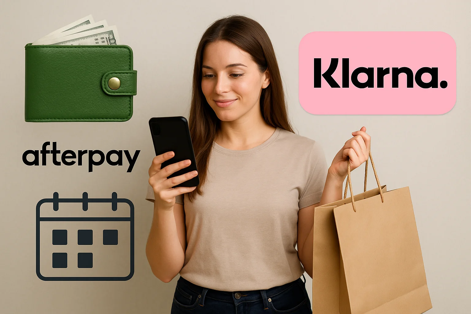 Opciones de pago Afterpay y Klarna