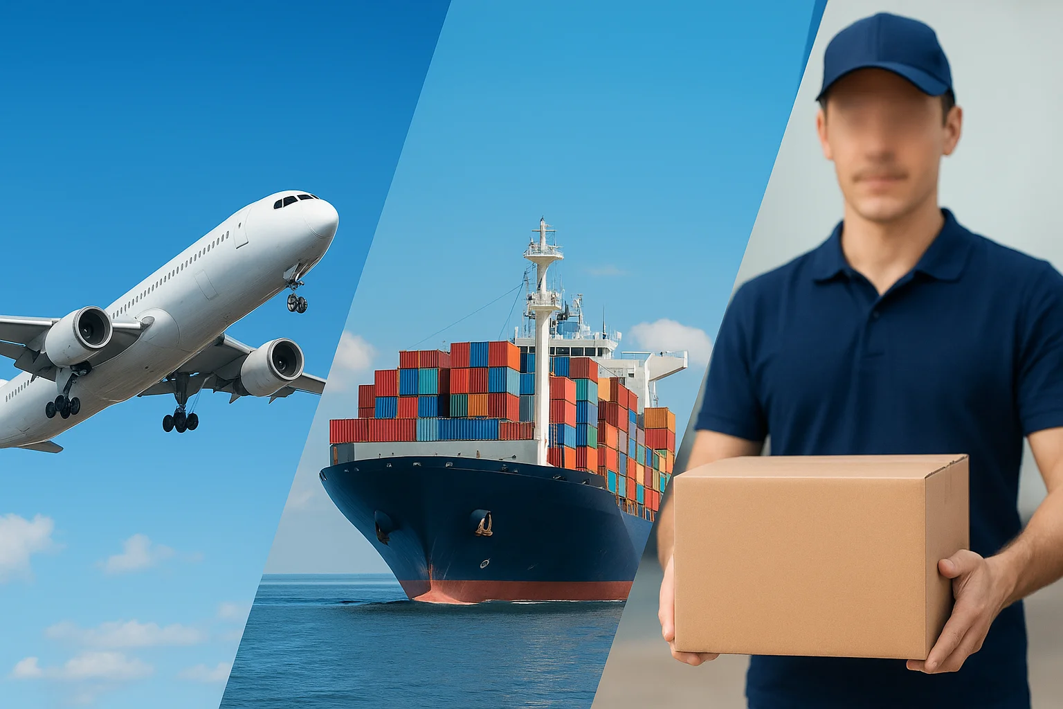 Carga aérea, marítima y courier internacional