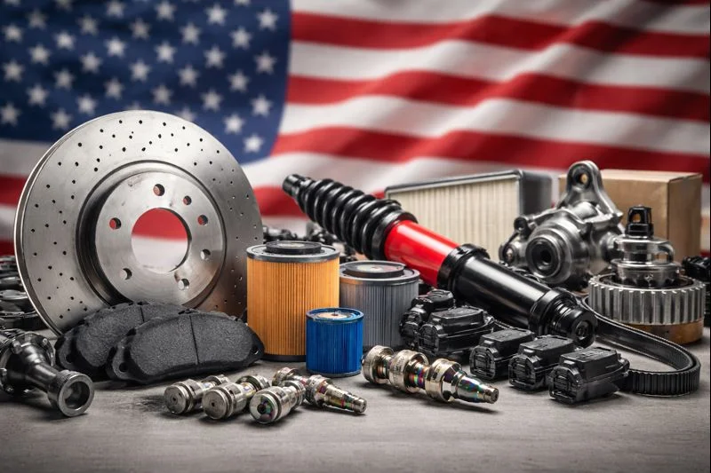 Frenos, amortiguadores, filtros y componentes automotrices originales importados desde Estados Unidos