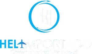 Helimportado logo servicios de transporte y carga