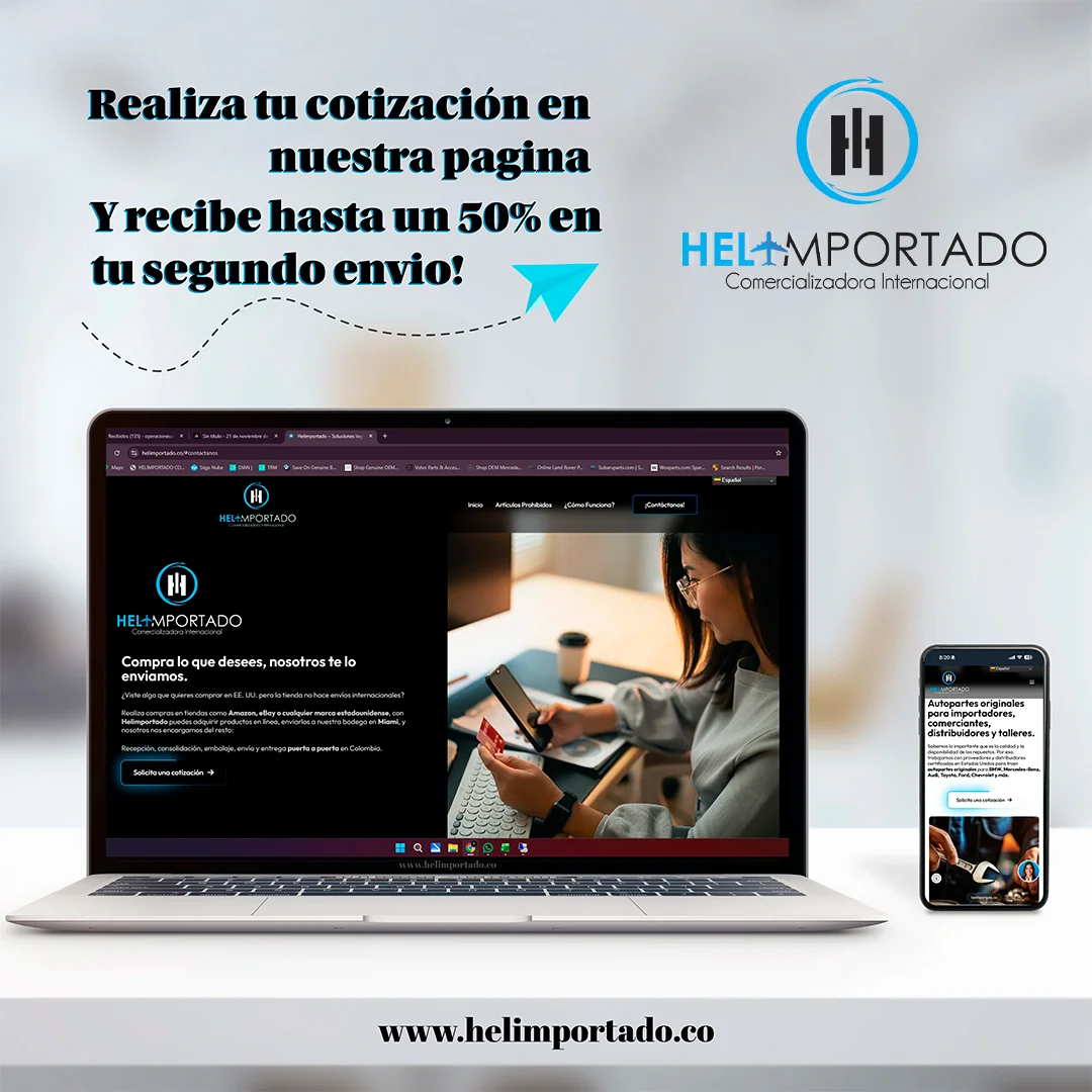 Env&iacute;os internacionales desde Estados Unidos a Colombia